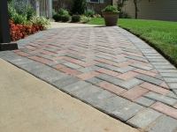 paver system installed