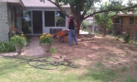 also before flagstone work